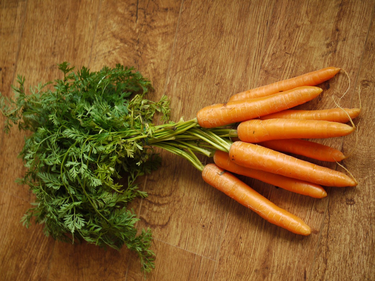 What’s Fresh? Green-Top Carrots!