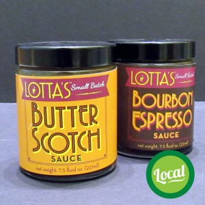Lotta's Small Batch Butter Scotch or Bourbon Espresso Sauce